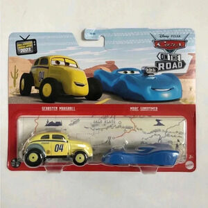 Disney Pixar Cars - 2-pack - Gearsten Marshall & Marc Sondtimer - BRAND NEW!!